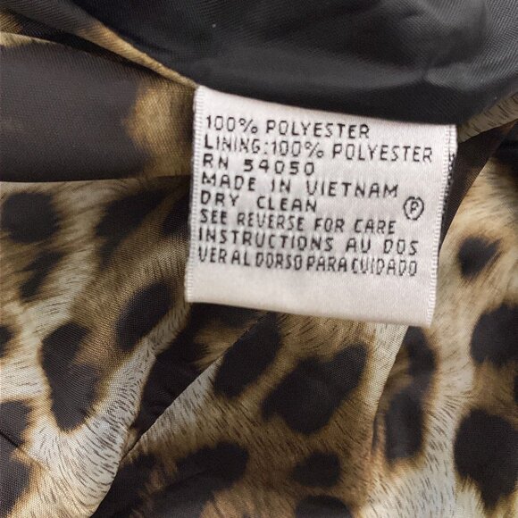 Le Suit  Women 4 Black White Flecked Peplum Polyester Classic Career Party Flaws - Picture 5 of 16